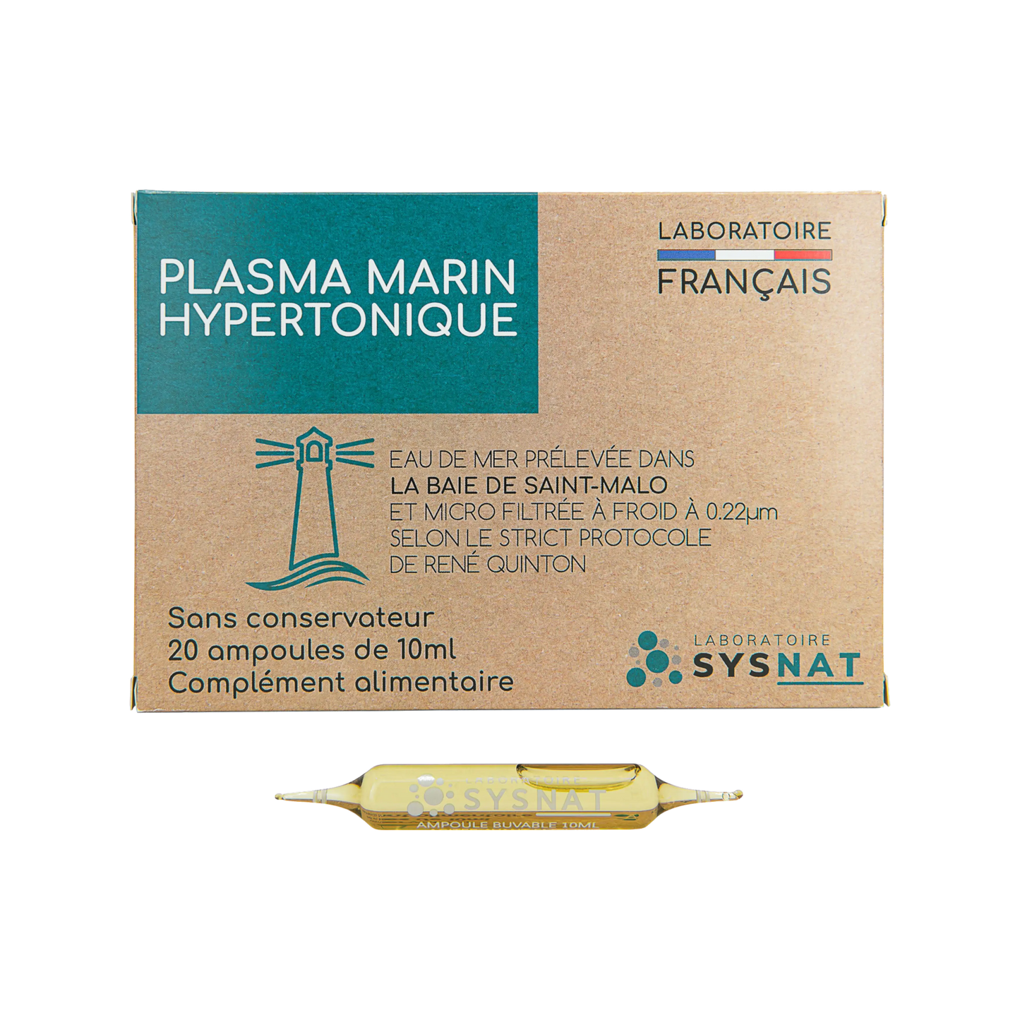 Plasma marin hypertonique