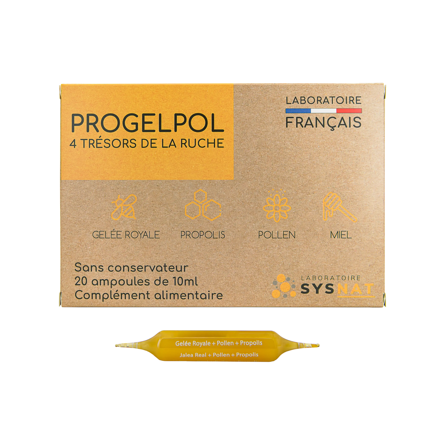 Ampoules à la gelée royale et propolis