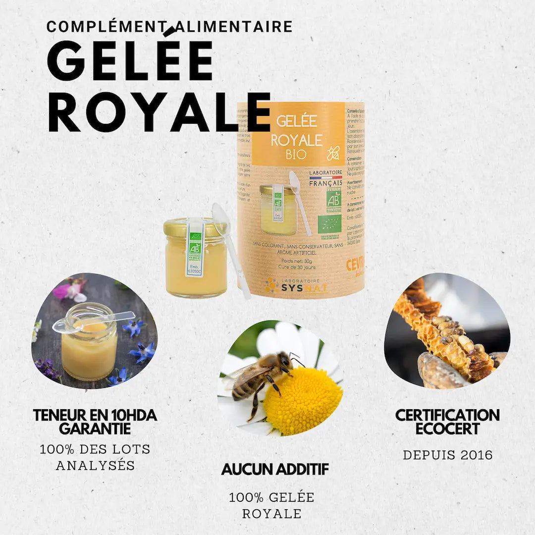 Gelée royale biologique française