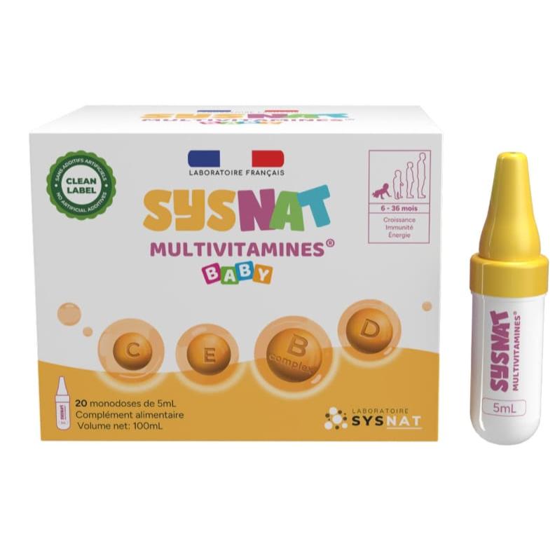 Multivitamines pour enfants de 6 à 36 mois