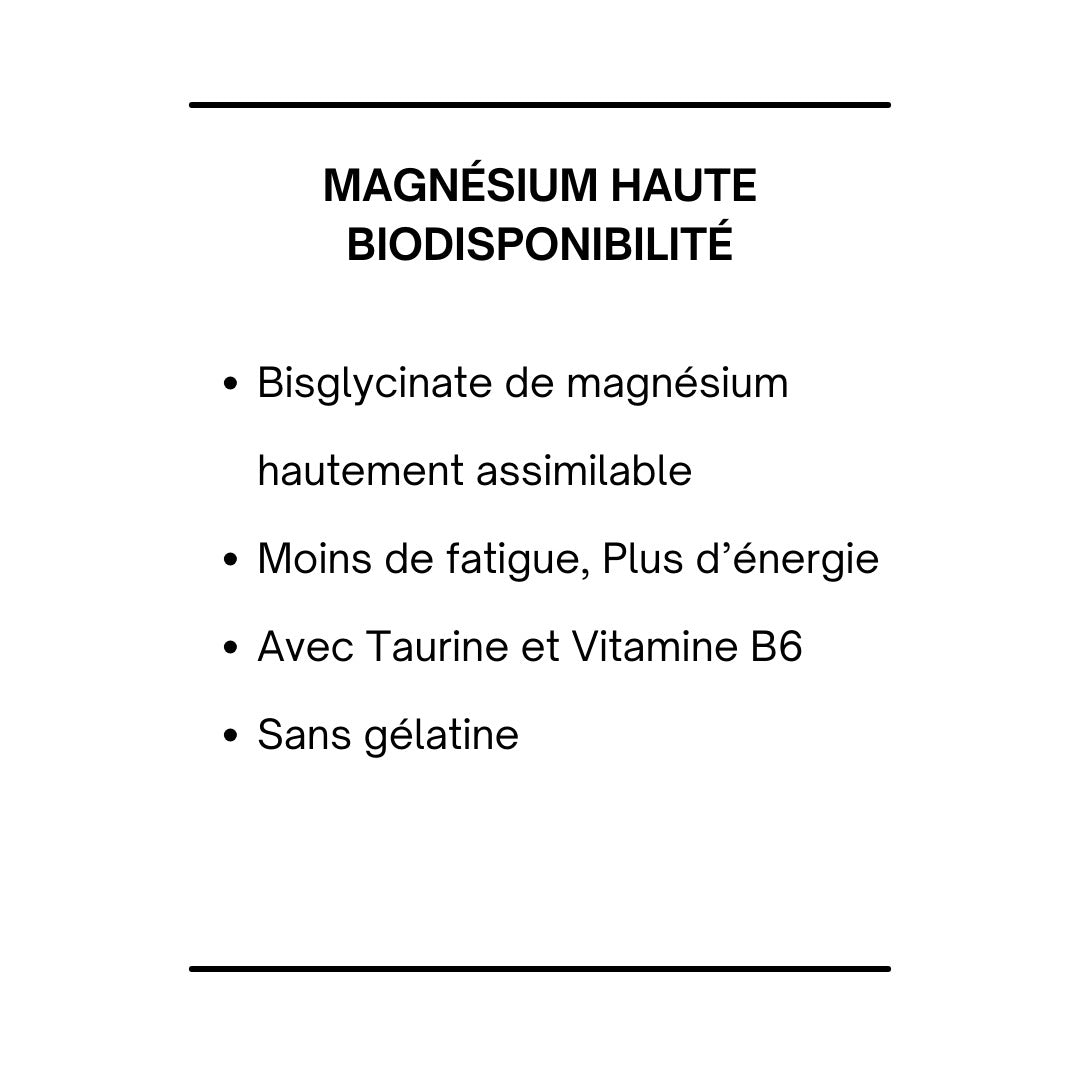 bisglycinate de magnésium bio