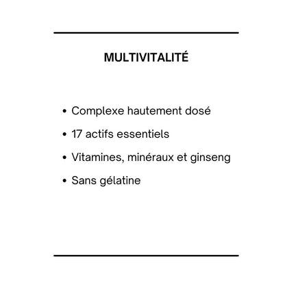 Mutivitamines et minéraux