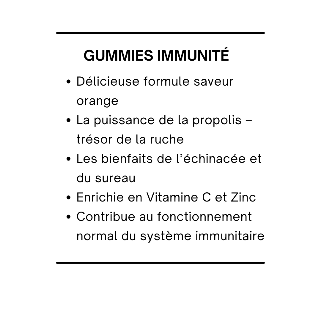 Gummies immunité