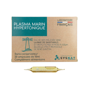Plasma marin hypertonique