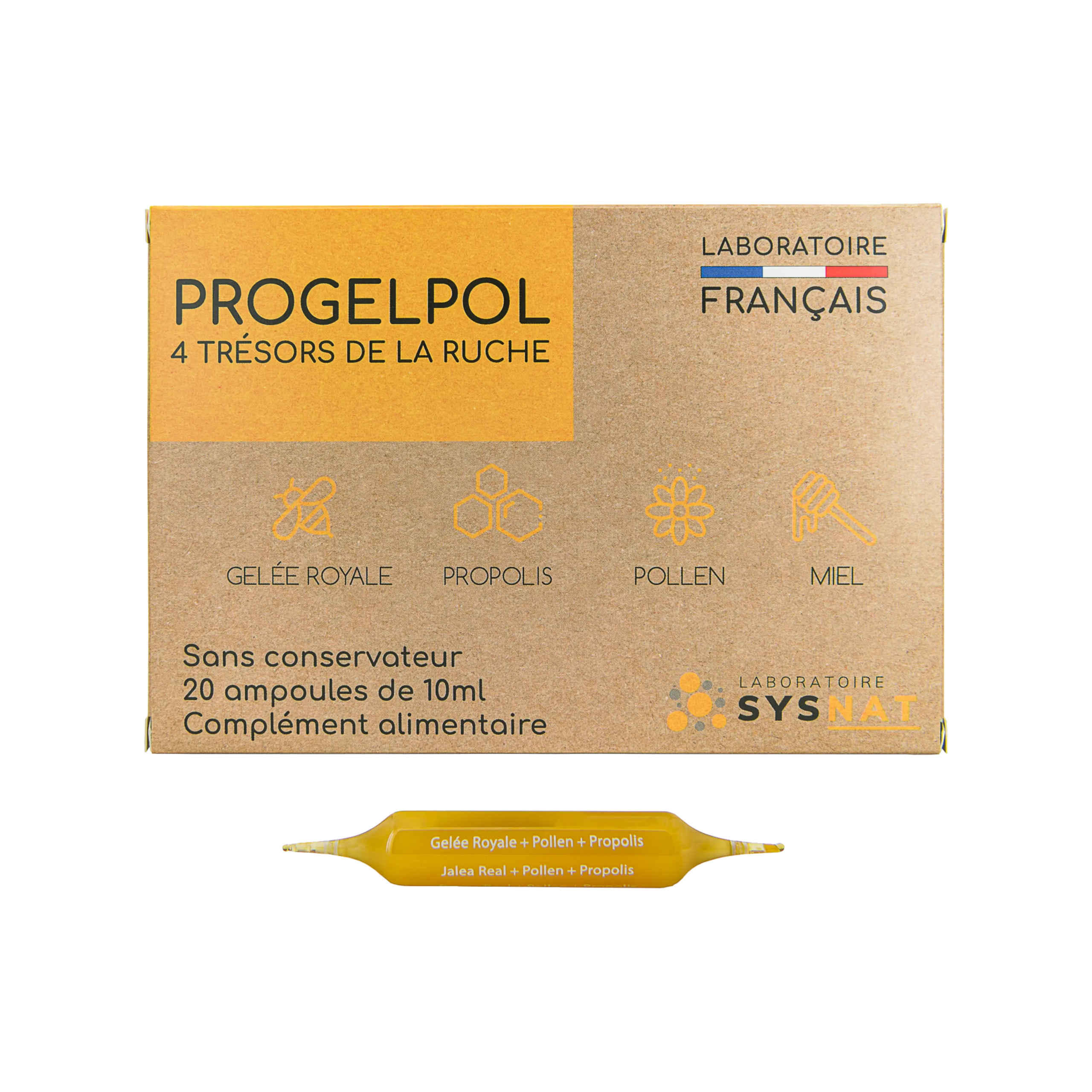 Ampoules à la gelée royale et propolis