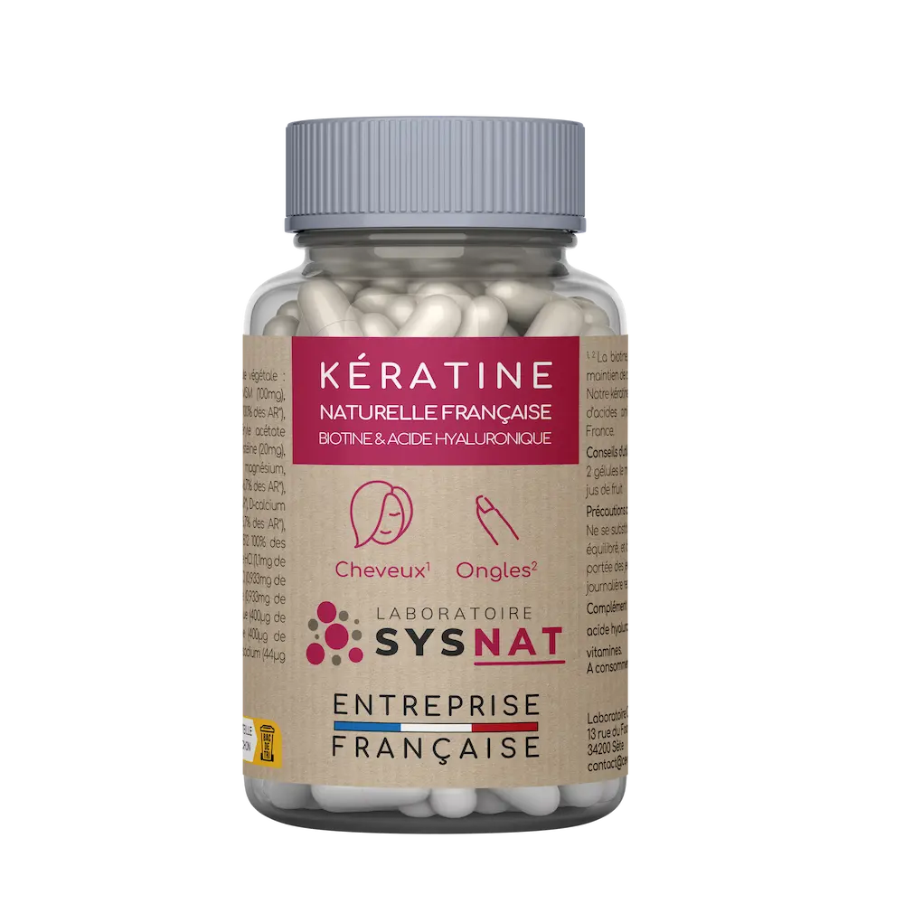 Kératine pour cheveux et ongles